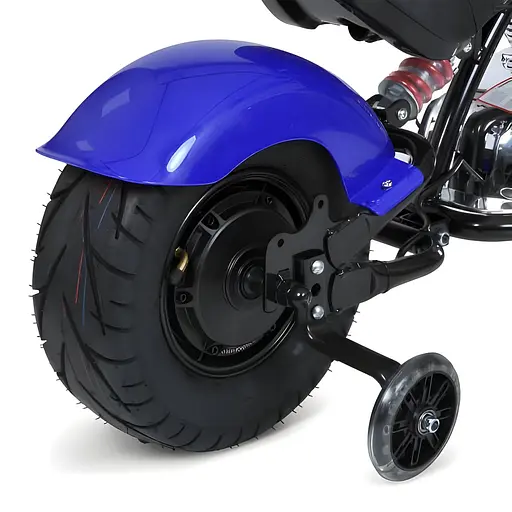 Електромобіль дитячий Мотоцикл M 6016AL-4 36V USB Bluetooth TF шкіра синій - фото 7