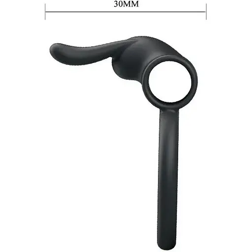 Кольцо эрекционное Lybaile серии Pretty-Osmond, BI-210169, Черный - фото 6