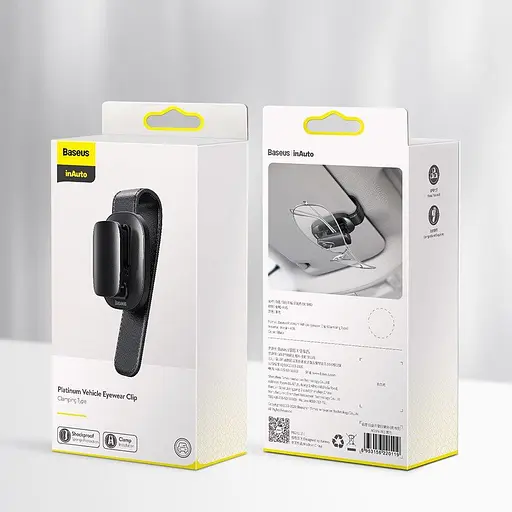 Автодержатель для очков Baseus Platin Vehicle ACYJN-B0S серебристый - фото 10