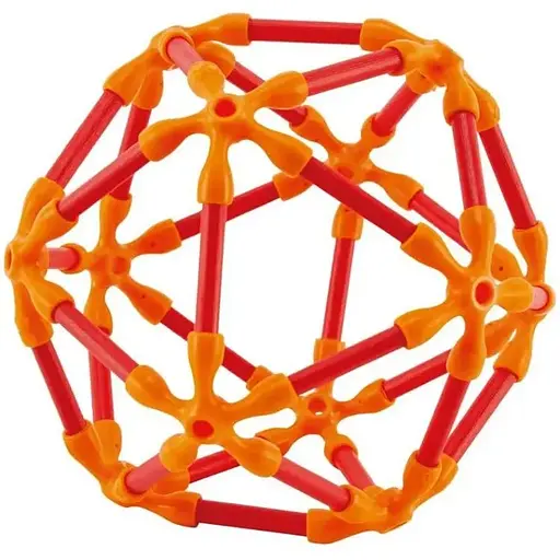 Конструктор Hape Flexistix Будівництво 66 деталей бамбуковий E5567 - фото 1