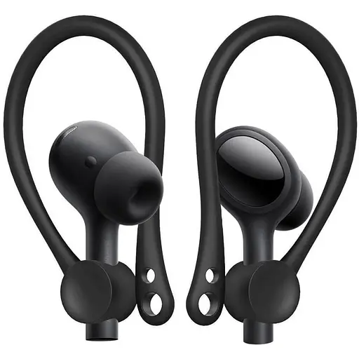 Универсальные фиксаторы наушников черные - фото 1