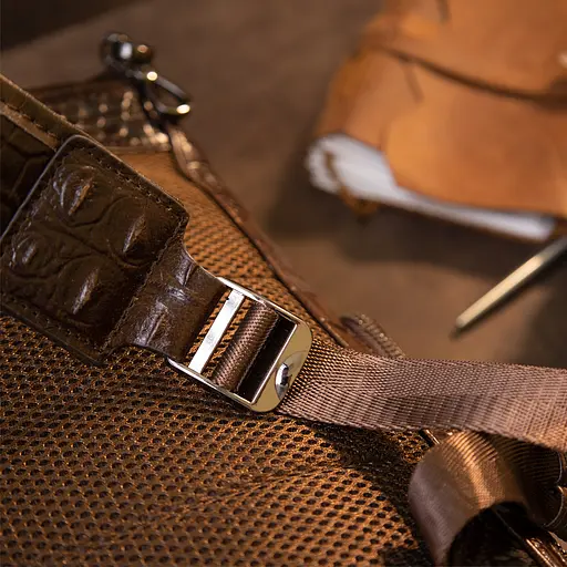 Кожаный рюкзак под рептилию Vintage 30х37,5х9 см sum0013916 - фото 9