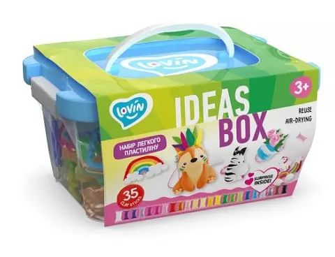 Набор легкого прыгающего пластилина Ideas Box, 70108