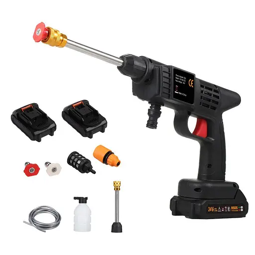 Акумуляторна мийка високого тиску 150 фунтів/кв. з акумулятором розпилювача - фото 4