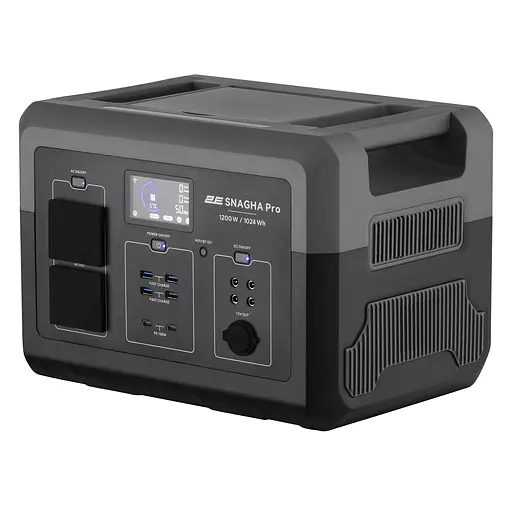 2E Портативна електростанція Snagha PRO, 1200 Вт, 1024 Вт/год, WiFi/BT, швидка зарядка - фото 7