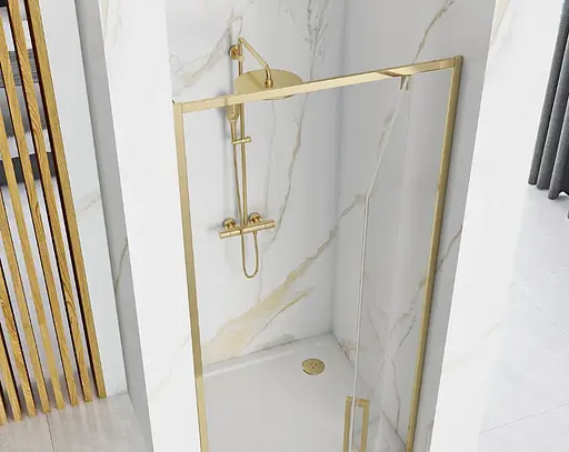 Душевые двери Rea Rapid Swing 90 gold REA-K5618 - фото 5