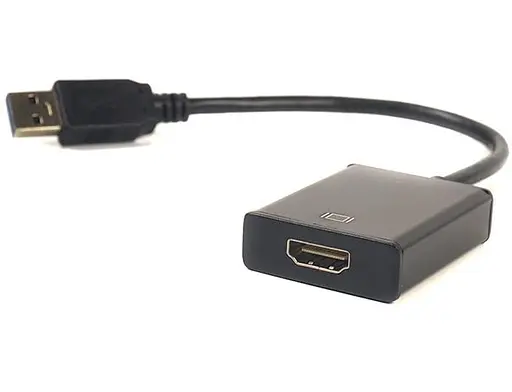 Переходник PowerPlant USB 3.0 M to HDMI female (CA910373) - фото 1