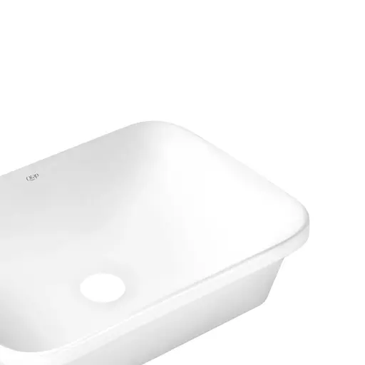 Умивальник Qtap Scorpio врізний прямокутний 500x380x145 мм White + донний клапан PU02, Білий - фото 5