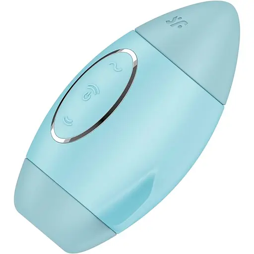 Вакуумний стимулятор Satisfyer Mission Control Blue SO8969 (108369) - фото 3