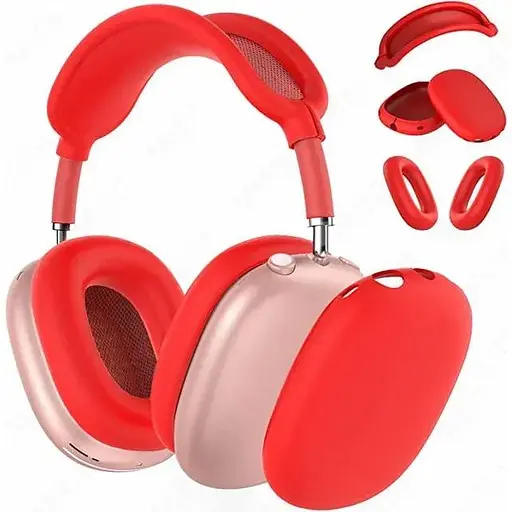 Чохол-накладка DK для Apple AirPods Max 1/2 | Silicone Candy Friendly 3в1 (red)