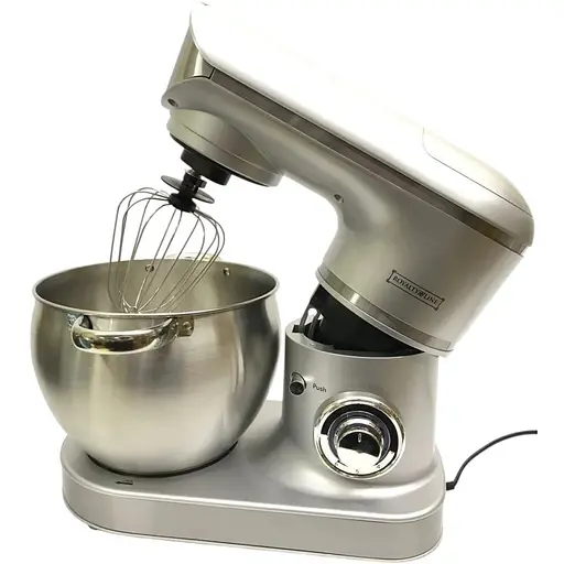 Кухонный комбайн Royalty Line планетарный миксер тестомес мощность 2200 Silver