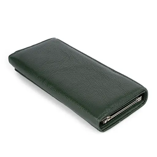 Кошелек женский кожаный Horse Imperial А0001-А темно-зеленый - фото 4