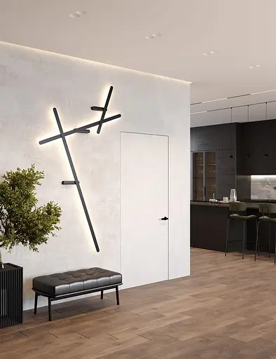 Настінний світильник Skarlat RWLB172 15W BK 3000K - фото 4