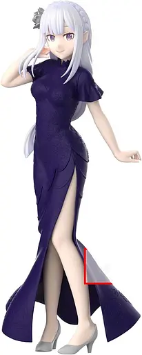 Фигурка Bandai Spirits Жизнь с нуля в альтернативном мире Эмилия Re:Zero Emilia 24 см BS RZ E 24