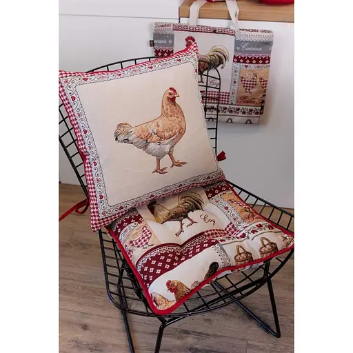 Подушка на стілець Прованс Добробут 40х40 см (44369) - фото 3