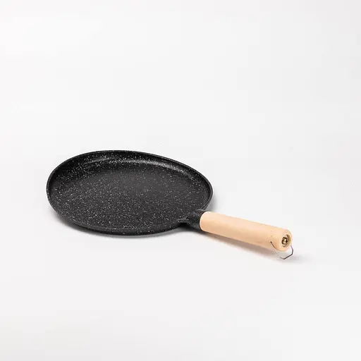 Сковорода для блинов 23.5 см Черный - фото 2