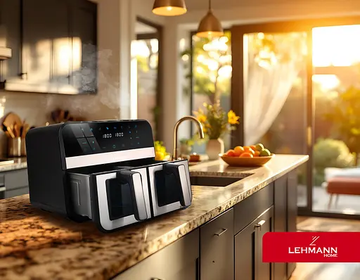 Аерофритюрниця двокамерна Lehman Taste 9 л Wi-Fi - фото 9