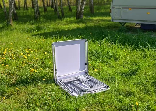 Набір стіл та стільці розкладні Neo Tools стіл 60х120х60см 4 стільці 36х34Х27см 6.9кг - фото 9