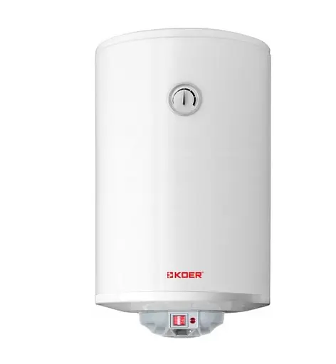 Водонагрівач Koer KWH.E03-100VW 100 л, 1500 Вт, мокрий ТЕН, вертикальний, циліндричний, білий (EK0111) - фото 1