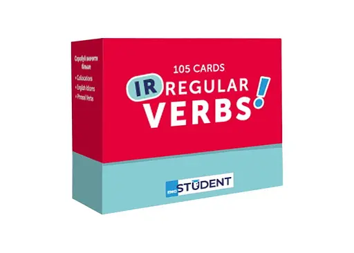 Настольная игра English Student Карточки для изучения английского языка English Student Irregular Verbs (укр.) (591225952)