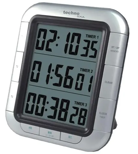 Таймер кухонный Technoline KT300 Magnetic Silver (KT300) - фото 1