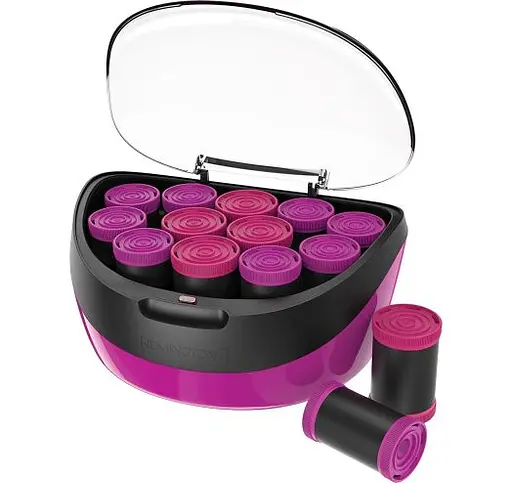 Термобигуди Remington Jumbo Curls, 600 Вт, D-36,41 мм, 12 шт., ионизация, кондиционирование, розовый