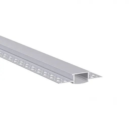 LED профіль врізний під шпаклівку з розсіювачем PC, 3м KLOODI KLP2110TR 3 - фото 3