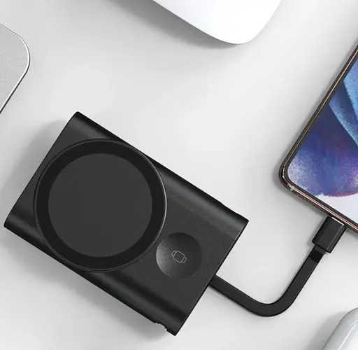 Бездротовий магнітний зарядний пристрій CoolReall 5200 mah Mobile & Watch & Extra Cell Phone - фото 6