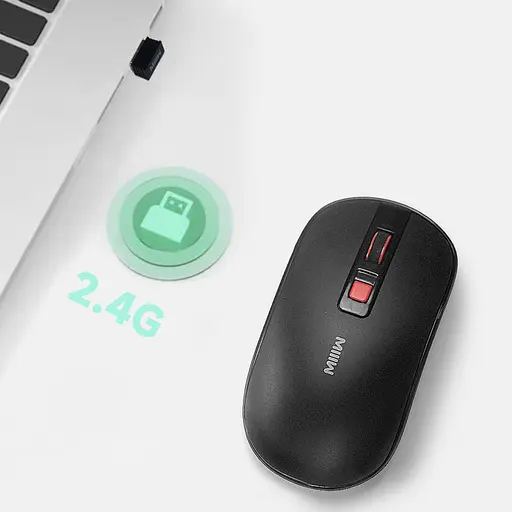 Мышь Xiaomi MiiiW Wireless Mute Mouse Lite PM21 (MW23M21) White - фото 4