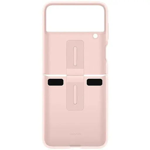 Оригінальний силіконовий чохол із кільцем Samsung для Galaxy Z Flip4 Silicone Cover with Ring Pink EF-PF721TPEGUA - фото 5