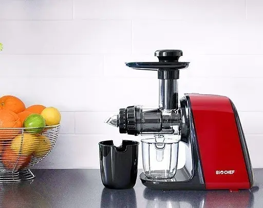 Соковитискач BioChef Axis Compact Cold Press Juicer червоний - фото 7