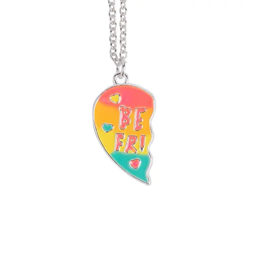 Набор бусы Цветные половинки 2шт - фото 4