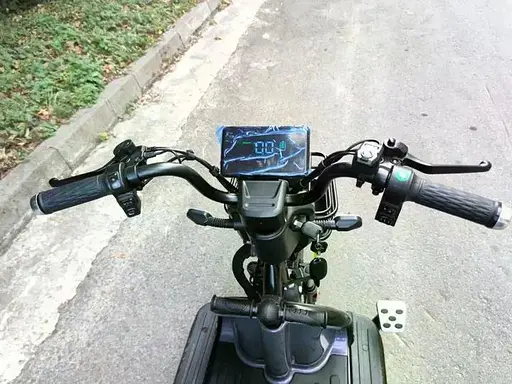 Електроскутер Триколісний Crosser TR1 (600W, 72V, 20Ah) Сірий - фото 4