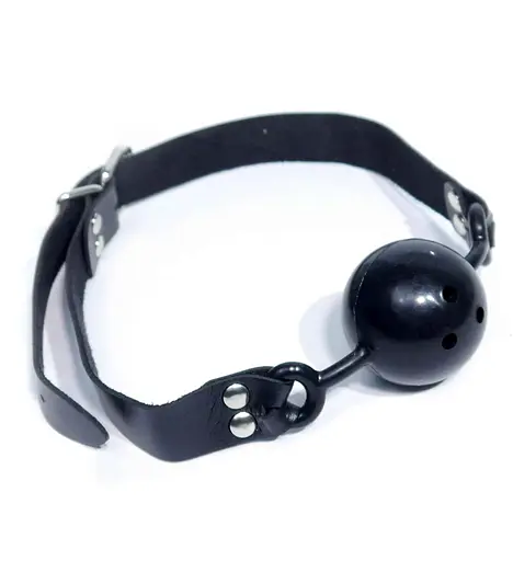 Кляп Fetish B - Series Ball Gag, 4.2 см (чорний) - фото 1