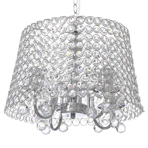 Люстра підвісна Brille кришталева E27 60W CH (BR-01 374S/4) - фото 2