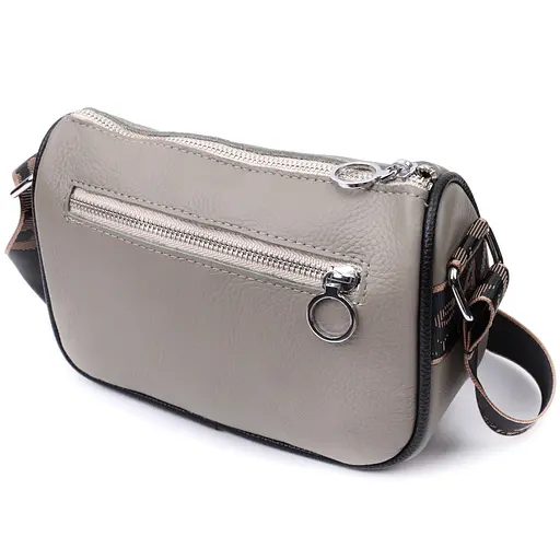 Женская сумка Vintage с вышивкой на лицевой стороне из натуральной кожи 22х14х8 см sum0029043 - фото 2