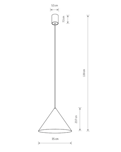 Подвесной светильник, люстра Nowodvorski 11487 Zenith M GU10 1x20W IP20 Светло-синий - фото 9