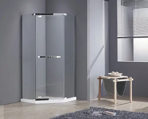 Душова кабіна Eger Talany 90x90 з піддоном 599-555, прозорий, хром - фото 2