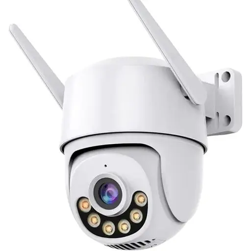 IP камера відеоспостереження RIAS N806 (iCSee APP) Wi-Fi 2MP вулична з віддаленим доступом White