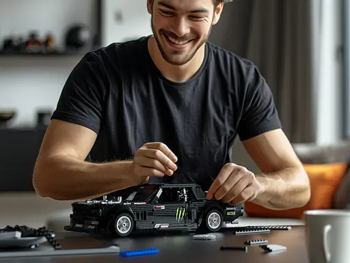 Конструктор Nifeliz Автомобіль Muscle Car "Mini HOONIKEN" (NF10272) - фото 7