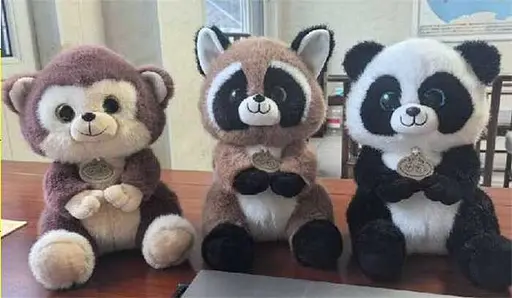 М’яка іграшка Тваринка, M18458, 25 см, окастик (В асортименті) - фото 2