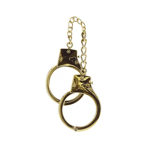 Наручники Taboom Gold Plated BDSM Handcuffs 65 см золотий - фото 2