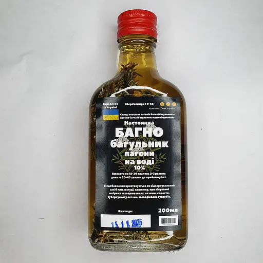 Водная настойка на побегах багульника/багна 200 мл - фото 1