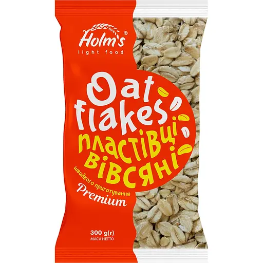 Хлопья овсяные Holm's light food 300 г