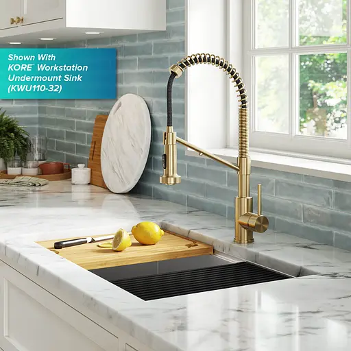 Змішувач для кухні на дві води Kraus Bolden KFF-1610SFACB Бронза - фото 11