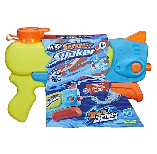 Уценка. Водный бластер Hasbro Nerf Super Soaker Wave Spray (F6397) - фото 2