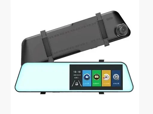 Автомобильный видеорегистратор зеркало L-1039TP LCD 5.5'' (2 камеры) 1080P Full HD - фото 2