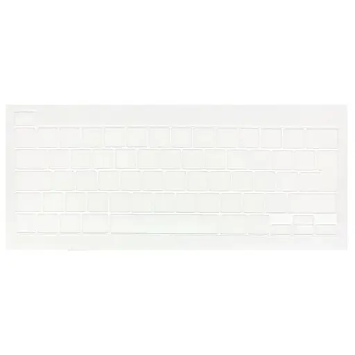 Накладка на клавіатуру DK для Apple MacBook Pro 13" 2016 - 2017 UK силікон прозорий (06788)