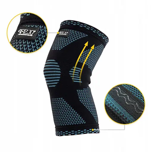 Фіксатор (бандаж) для коліна 4FIZJO 1 шт 4FJ0447 Size S (P-5907739317834) - фото 4