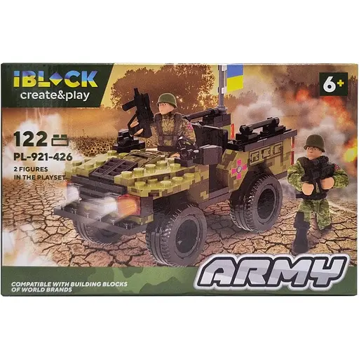 Детский конструктор Армия iBlock PL-921-426 4 вида Вид 4 - фото 1